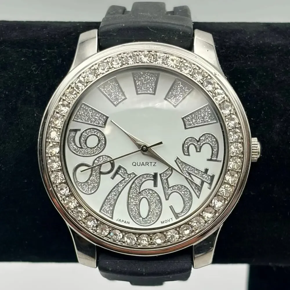 Silver & Black Y2K Men’s Watch